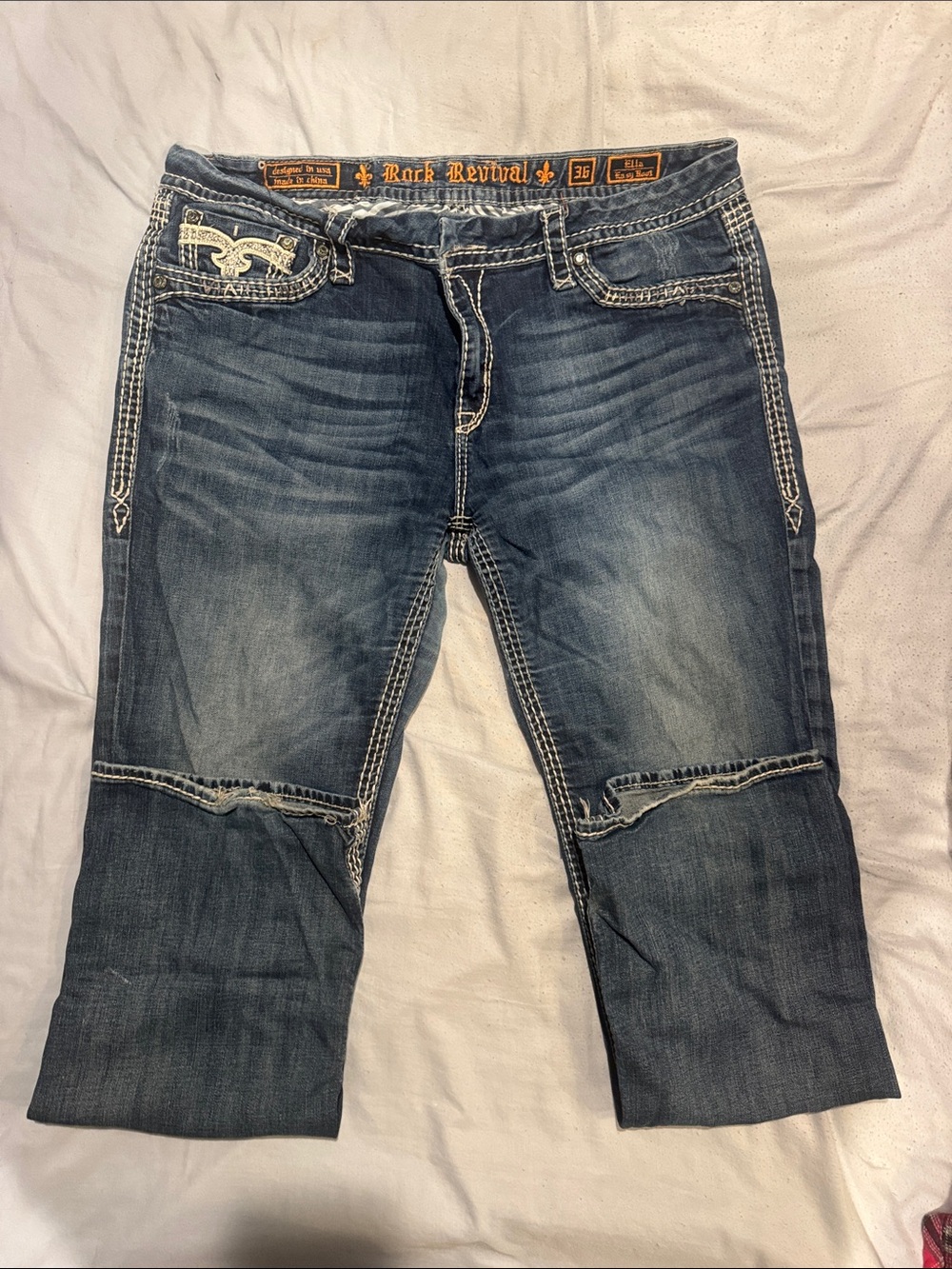 Rock Revival Ella Easy Boot Jeans woman’s Blue Jeans